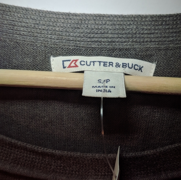 Cutter & Buck OU Sooner College Football Crew Neck Cotton Knit Sweater Small - Picture 4 of 12